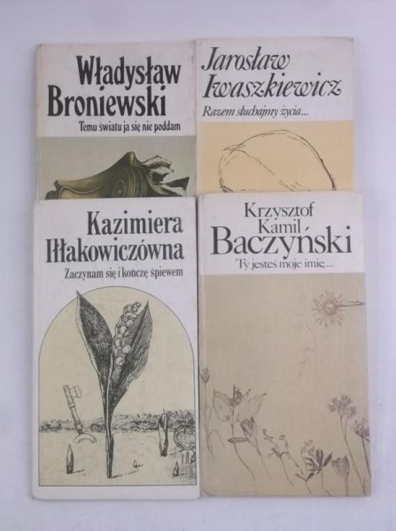 Iłłakowiczówna K./Broniewski W./Baczyński K. K./Iwaszkiewicz J. - Zestaw 4 książęk