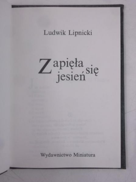 Zapięła się jesień