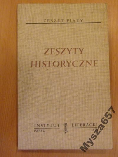 ZESZYTY HISTORYCZNE 5 Biblioteka Kultury 95