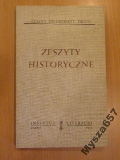 ZESZYTY HISTORYCZNE 22 Biblioteka Kultury 223