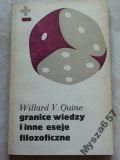QUINE Granice wiedzy i inne eseje filozoficzne