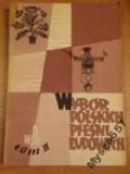 Sobieski WYBÓR POLSKICH PIEŚNI LUDOWYCH t. II
