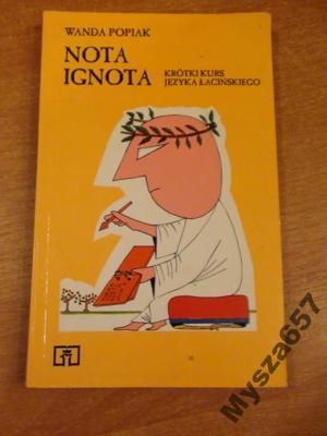 NOTA IGNOTA Krótki kurs języka łac.