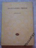 SAINT - JOHN PERSE Anabaza s. Biblioteka Poetów