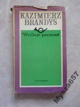 KAZIMIERZ BRANDYS Wariacje pocztowe   apokryf