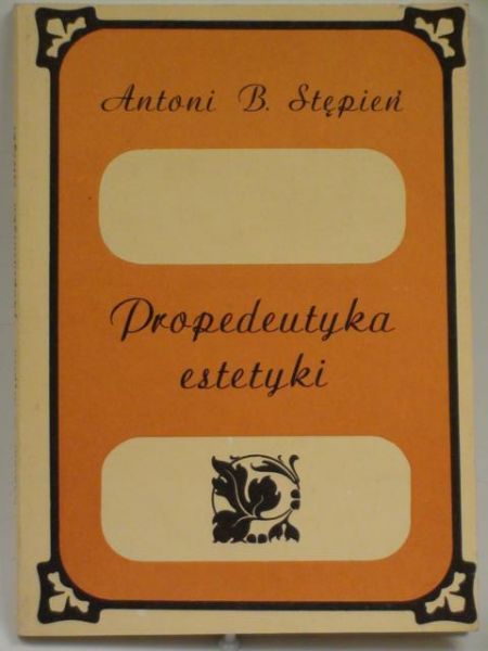 Propedeutyka estetyki
