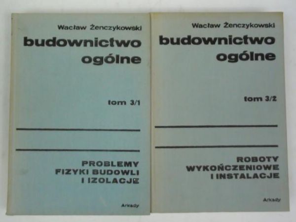 Budownictwo ogólne, T. 3/1 i 3/2