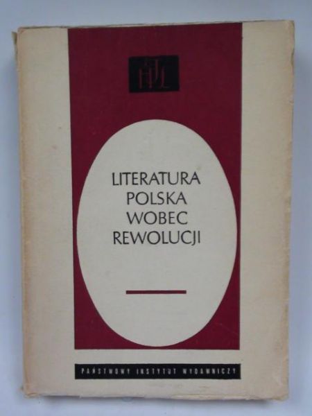 Janion Maria (red.) - Literatura polska wobec rewolucji