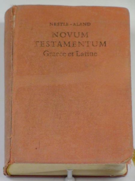 Novum Testamentum: Graece et Latine