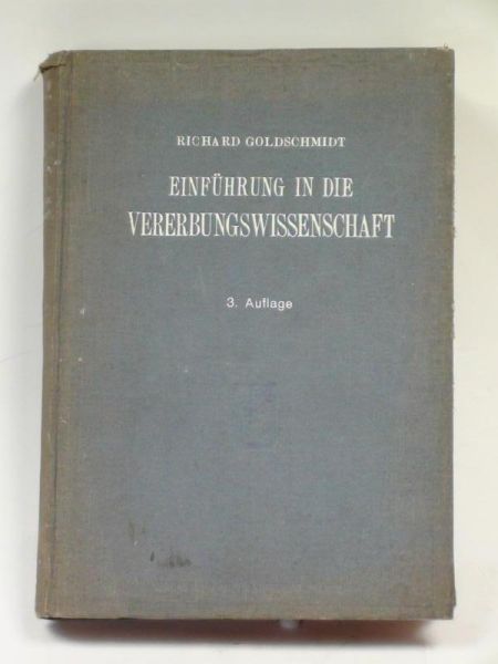 Einführung in die Vererbungswissenschaft, 1920 r.