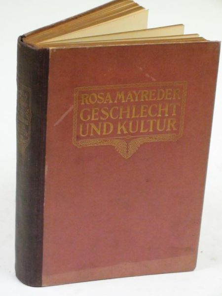 Mayreder Rosa - Geschlecht und Kultur, r. 1923