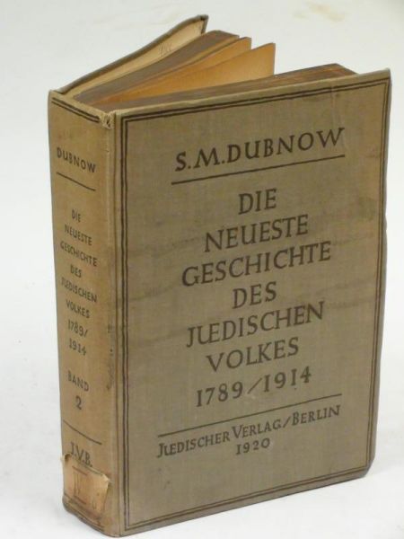 Die neuste Geschichte des Jüdischen Volkes, II Band, r. 1920