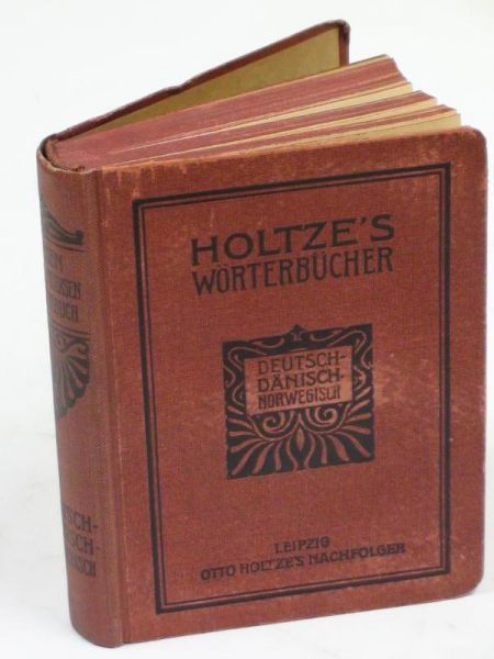 Nissen C. ,    - Holtze's worterbucher: Danisch-Norwegisches und Deutsches,  r. 1913