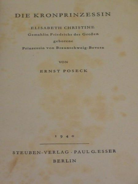 Die Kronprinzessin, 1940 r.