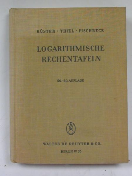 Logarithmische Rechentafeln, 1947 r.