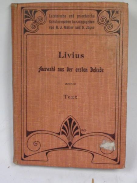 Muller J.,   - Sammlung lateinischer und griechischer Schulausgaben, 1909 r.