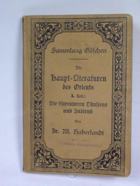 Die Haupt-Literaturen des Orients, r. 1908