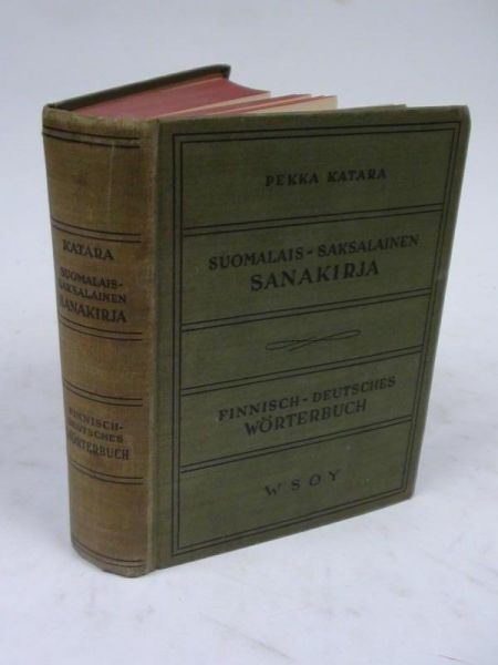 Suomalais-Saksalainen Sanakirja, 1939