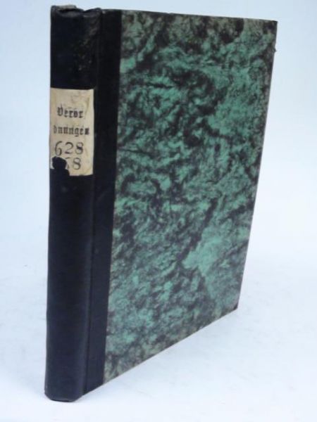 Inhaltsverzeichnis ver Verordnungen der fursflbilchoflichen General-Dikariat Amtes, 1918 r.