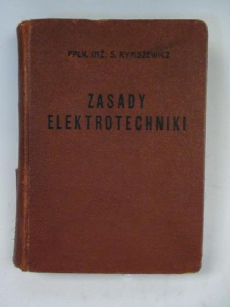Zasady Elektrotechniki, 1928 r.