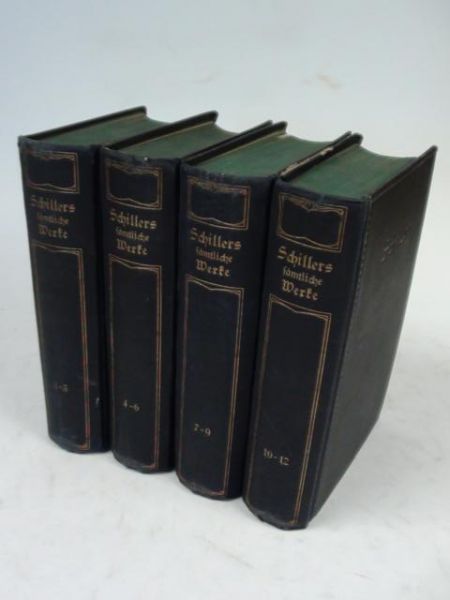 Schillers samtliche Werte in zwolf Banden; Band I, IV, VII, X; ok..1917 r.