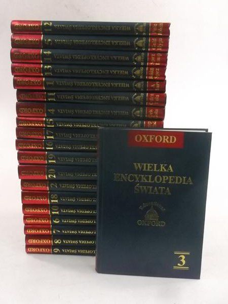 Wielka Encyklopedia Świata Oxford, 20 tomów, komplet