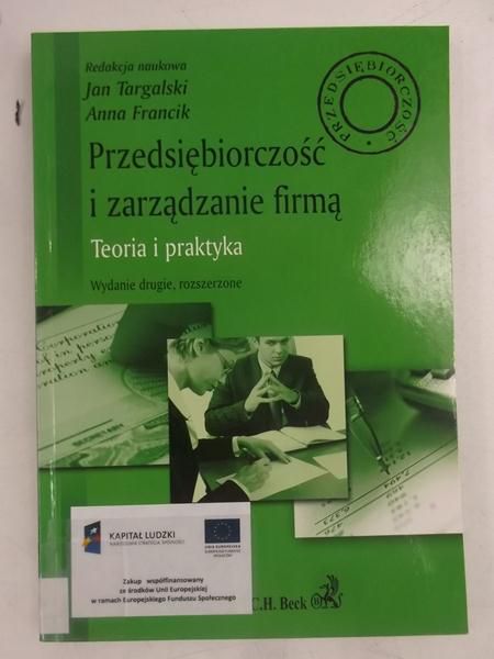 Przedsiębiorczość i zarządzanie firmą