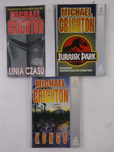 Crichton Michael - Zestaw 3 książek