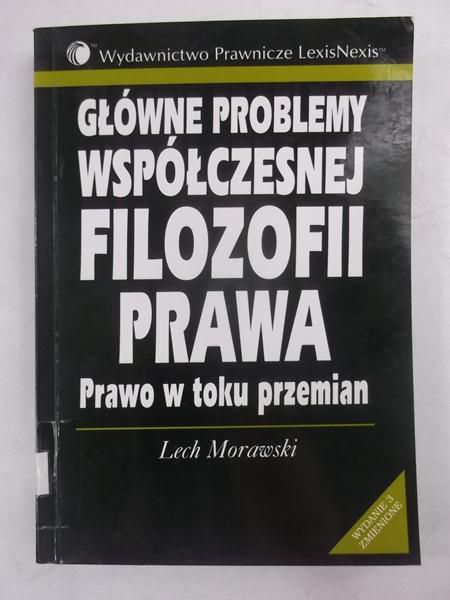Główne problemy współczesnej filozofii prawa