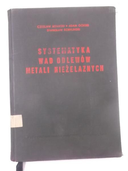 Systematyka wad odlewów metali nieżelaznych