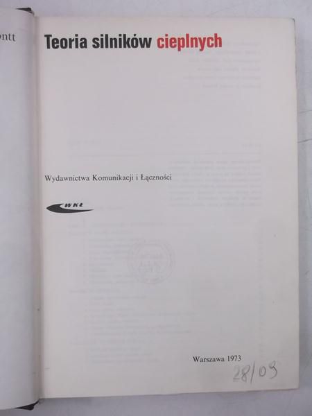Teoria silników cieplnych