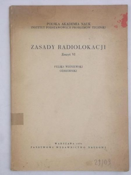 Wiśniewski Feliks - Zasady radiolokacji