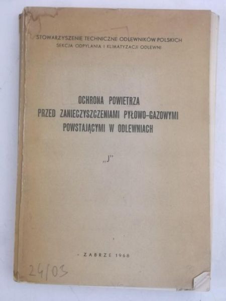 Ochrona powietrza przed zanieczyszczeniami pyłowo-gazowymi