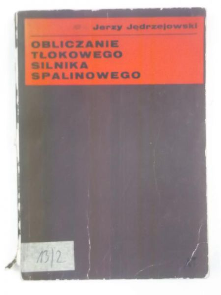 Obliczanie tłokowego silnika spalinowego