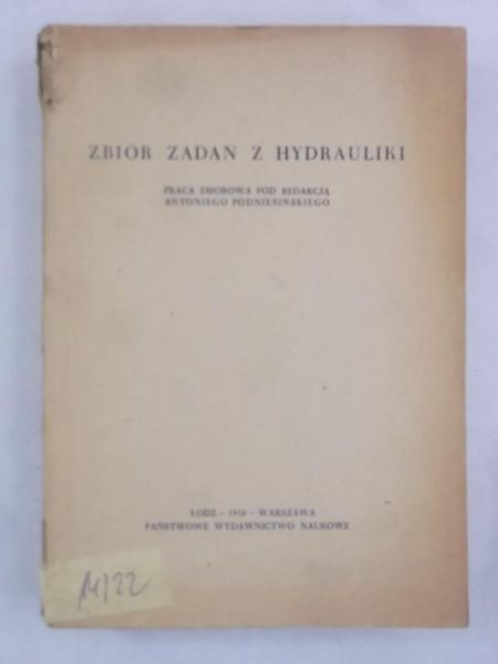 Zbiór zadań z hydrauliki