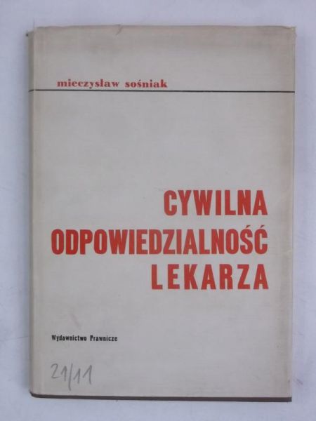 Cywilna odpowiedzialność lekarza