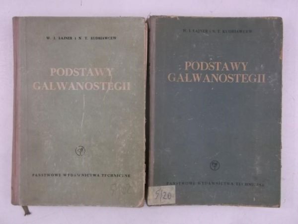 Podstawy galwanostegii, 2 tomy