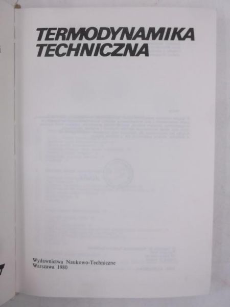 Termodynamika techniczna