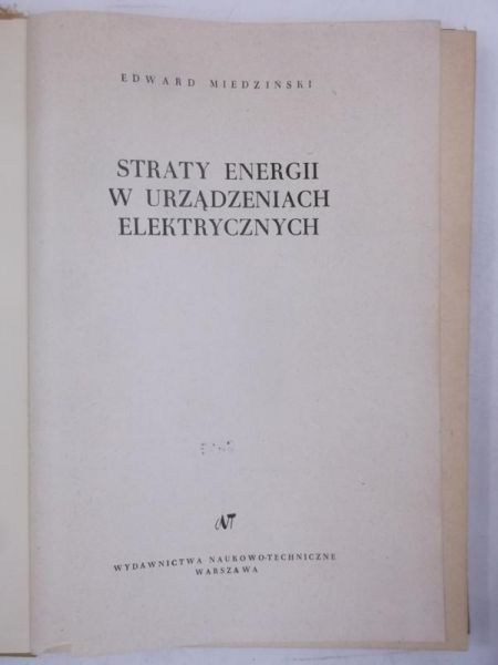 Straty energii w urządzeniach elektrycznych