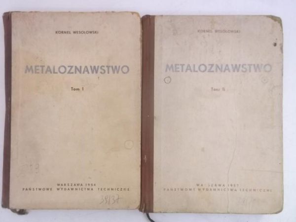 Metaloznawstwo, 2 tomy
