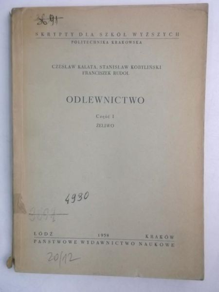 Odlewnictwo, Część I