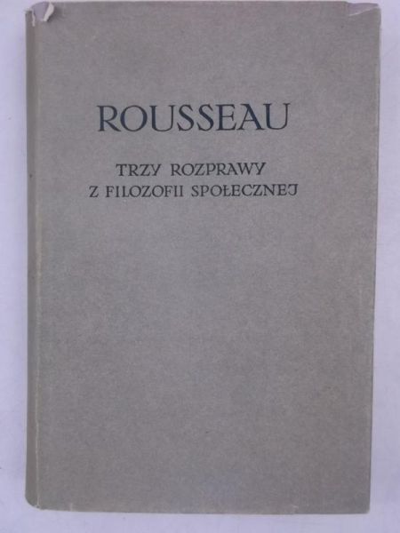 Trzy rozprawy z filozofii społecznej, BKF