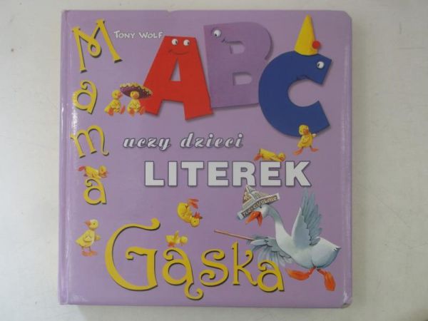 Mama gąska uczy dzieci literek