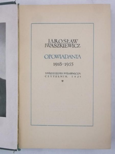 Opowiadania 1918-1954