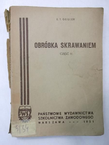 Obróbka skrawaniem, część II