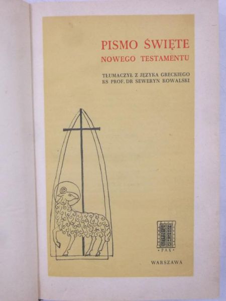 Pismo Święte Nowego Testamentu