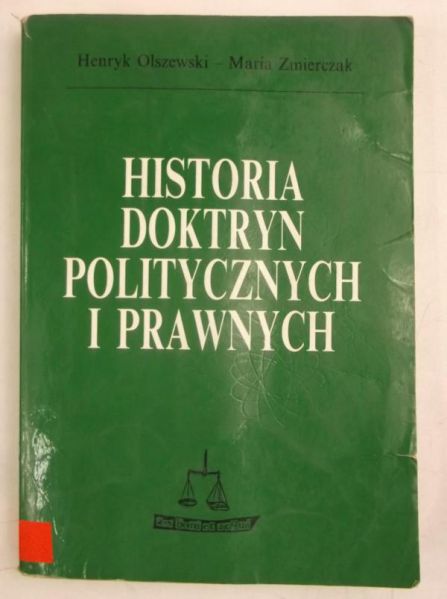 Historia doktryn politycznych i prawnych