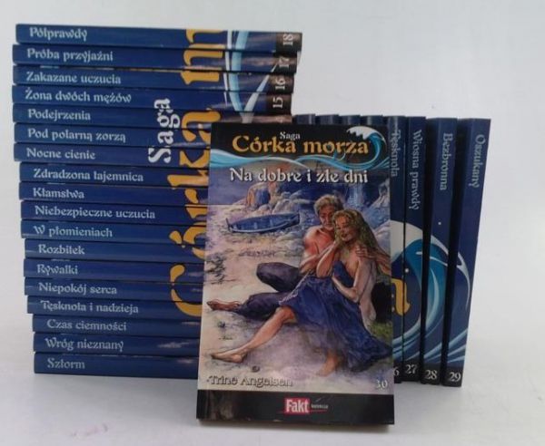 Saga córka morza, zestaw 27 książek