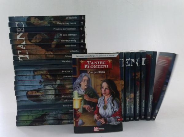 Taniec Płomieni, Zestaw 35 książek
