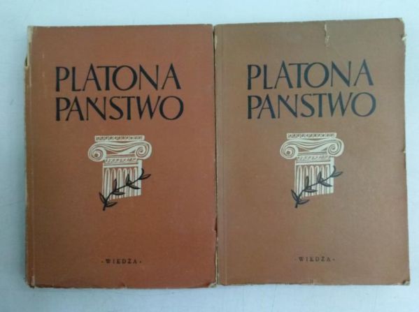 (opr.) - Platona Państwo, tomy I i II, 1948 r.